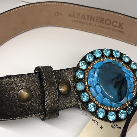Leatherock San Diego U.S.A GENUINE LEATHER belt - Picture 5 of 5